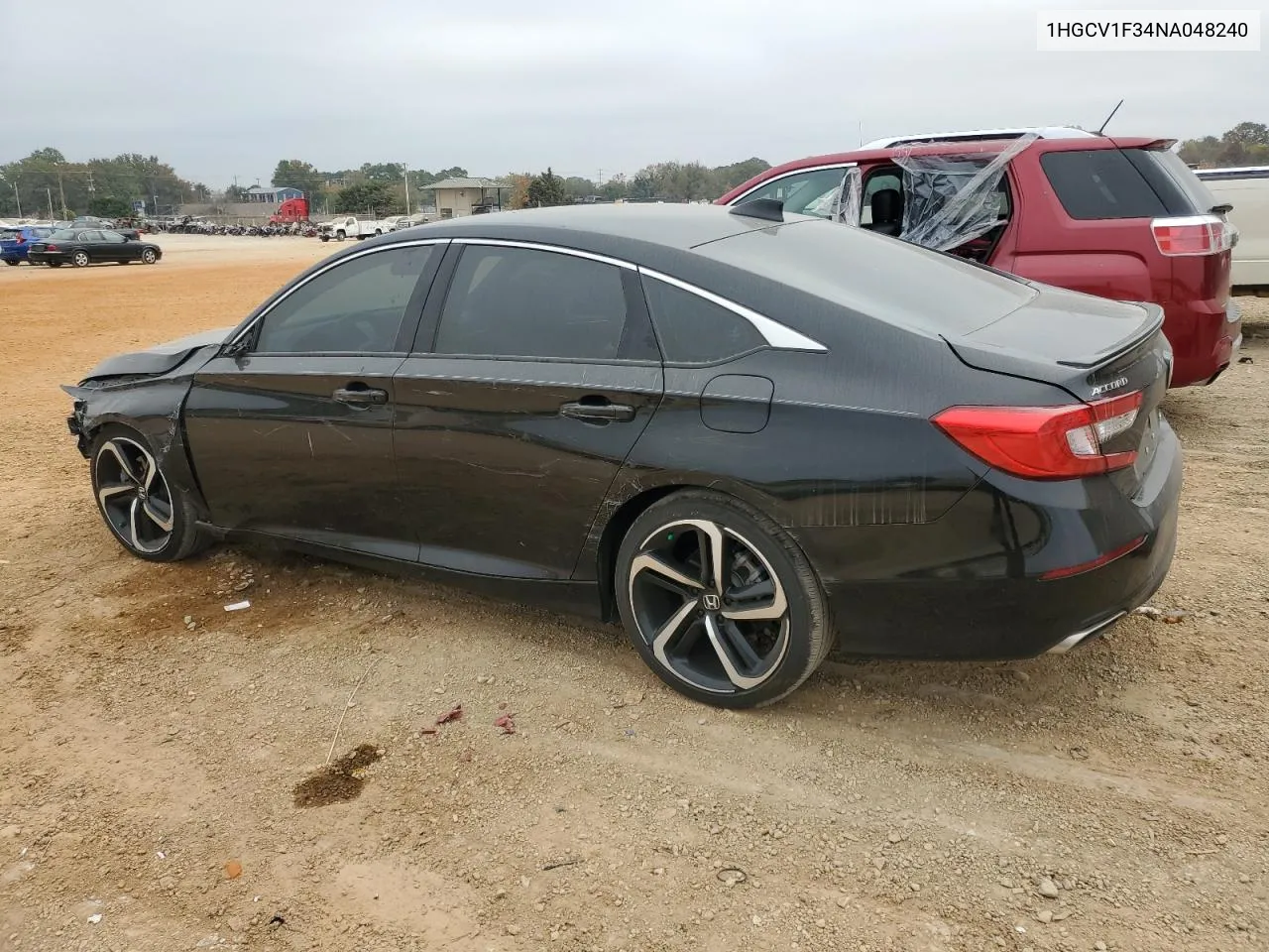 2022 Honda Accord Sport VIN: 1HGCV1F34NA048240 Lot: 77945584