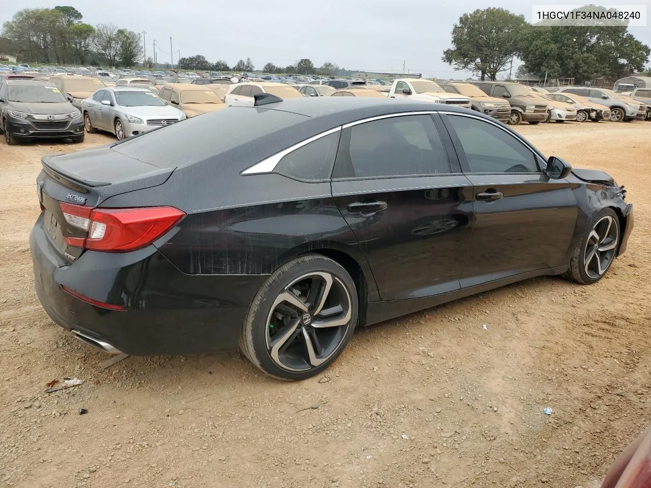 2022 Honda Accord Sport VIN: 1HGCV1F34NA048240 Lot: 77945584