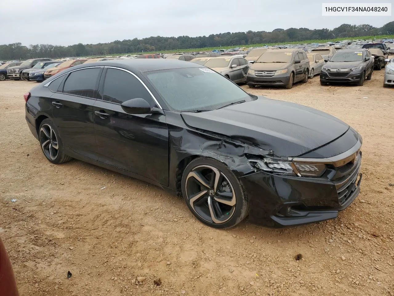 2022 Honda Accord Sport VIN: 1HGCV1F34NA048240 Lot: 77945584