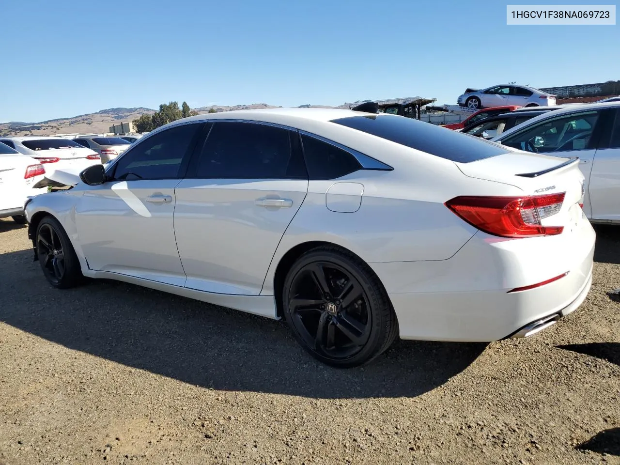 2022 Honda Accord Sport VIN: 1HGCV1F38NA069723 Lot: 78010604