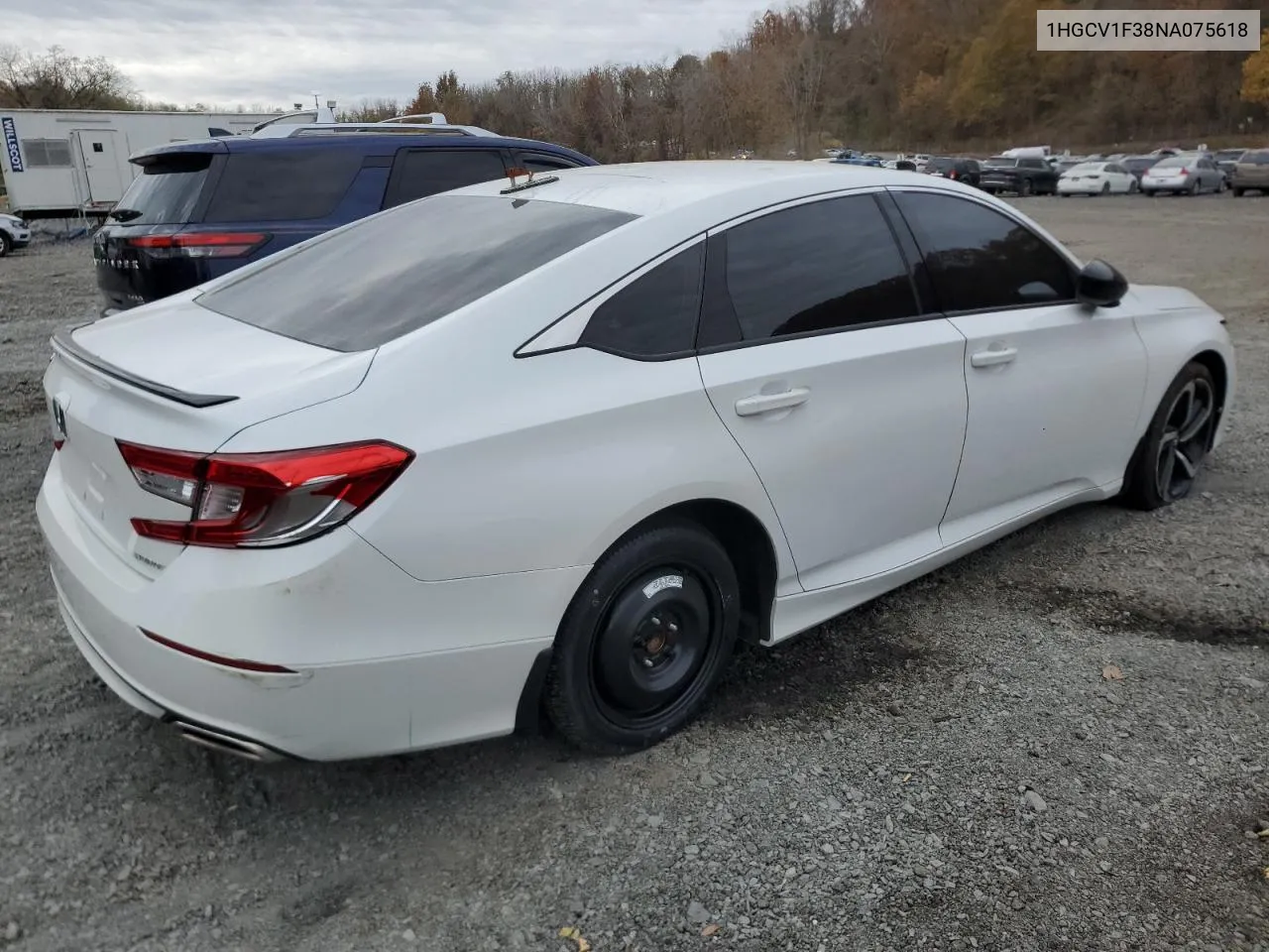 2022 Honda Accord Sport VIN: 1HGCV1F38NA075618 Lot: 78067544