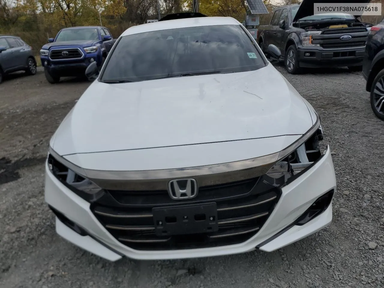 2022 Honda Accord Sport VIN: 1HGCV1F38NA075618 Lot: 78067544