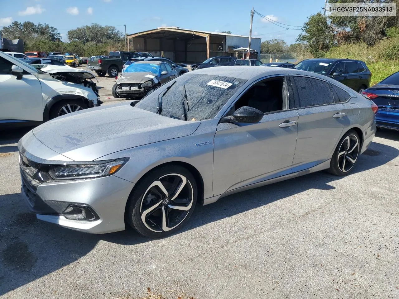 2022 Honda Accord Hybrid Sport VIN: 1HGCV3F25NA033913 Lot: 78342644