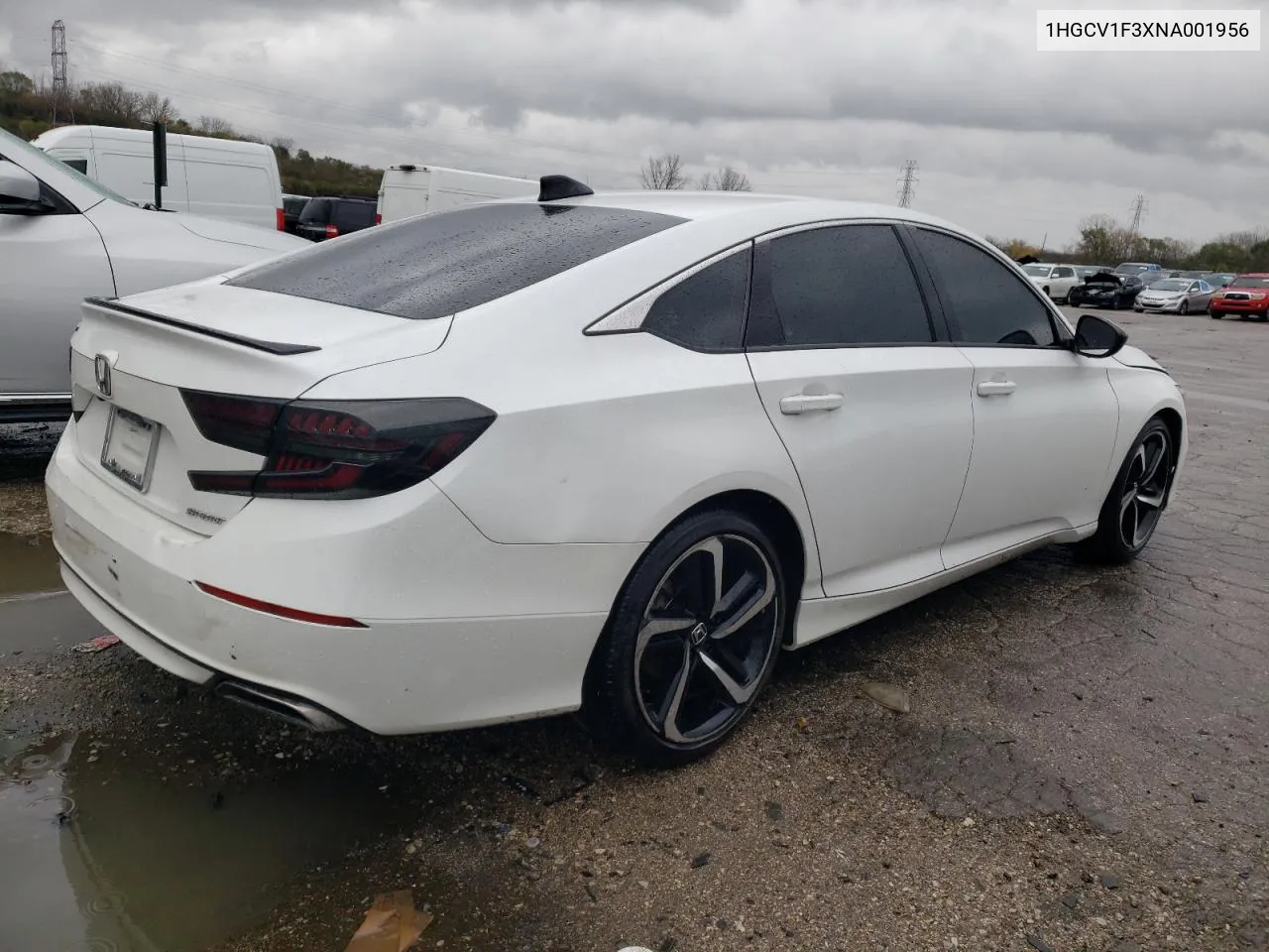 2022 Honda Accord Sport VIN: 1HGCV1F3XNA001956 Lot: 78687304