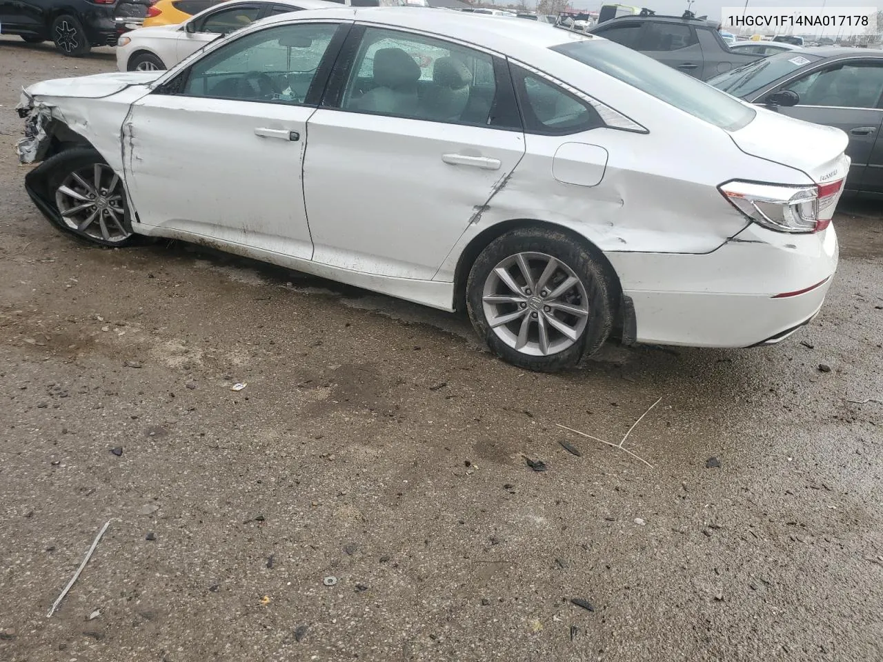 2022 Honda Accord Lx VIN: 1HGCV1F14NA017178 Lot: 79049164