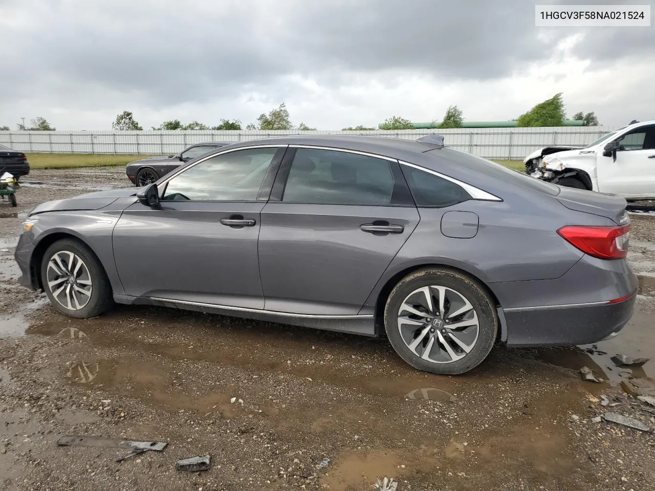 2022 Honda Accord Hybrid Exl VIN: 1HGCV3F58NA021524 Lot: 79180924