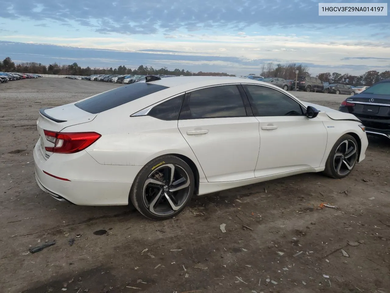 2022 Honda Accord Hybrid Sport VIN: 1HGCV3F29NA014197 Lot: 79409224