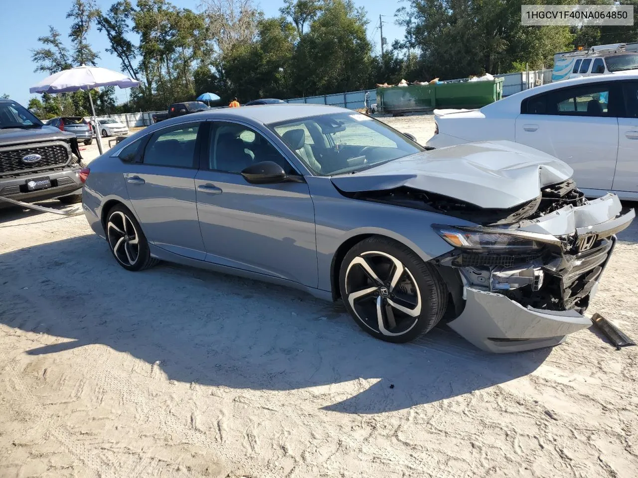 2022 Honda Accord Sport Se VIN: 1HGCV1F40NA064850 Lot: 79422724