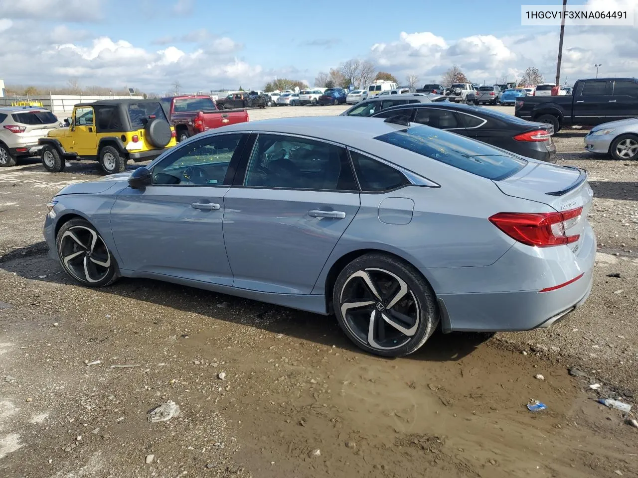 2022 Honda Accord Sport VIN: 1HGCV1F3XNA064491 Lot: 79480494