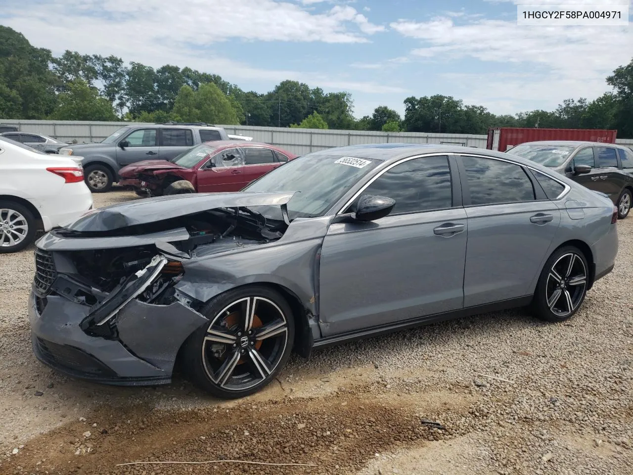 2023 Honda Accord Hybrid Sport VIN: 1HGCY2F58PA004971 Lot: 56532514