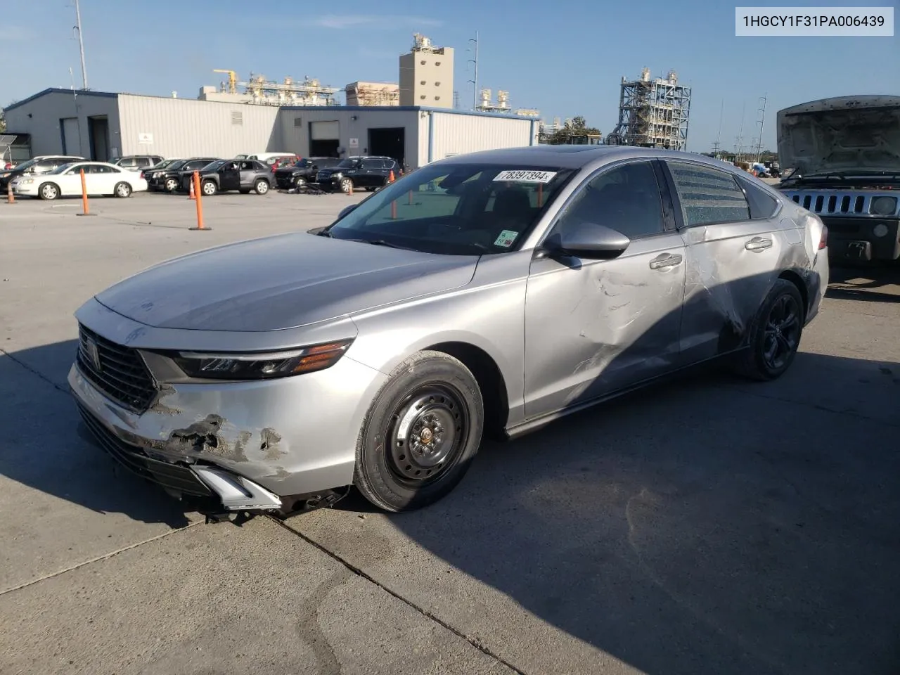 2023 Honda Accord Ex VIN: 1HGCY1F31PA006439 Lot: 78397394