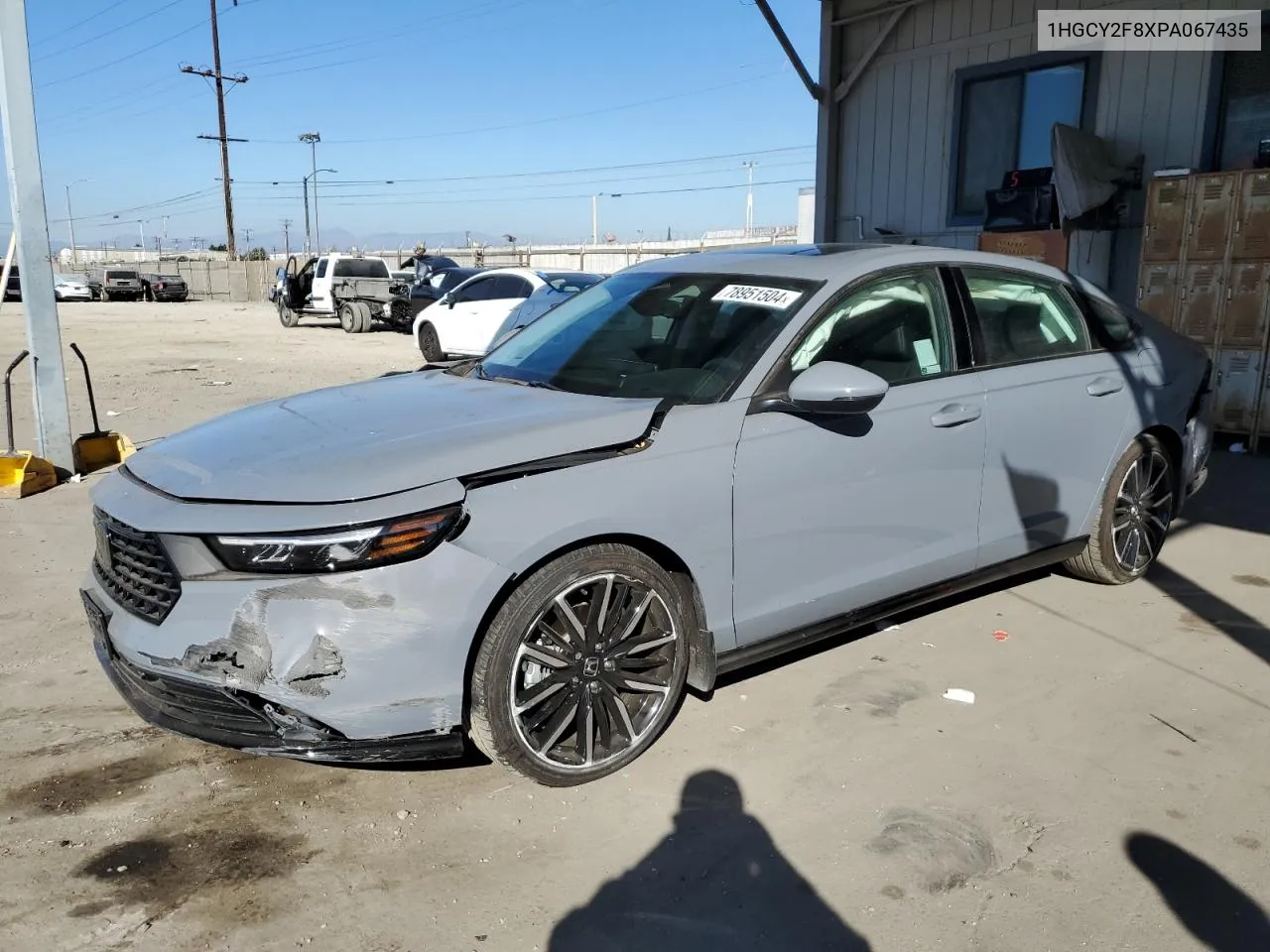 2023 Honda Accord Touring Hybrid VIN: 1HGCY2F8XPA067435 Lot: 78951504