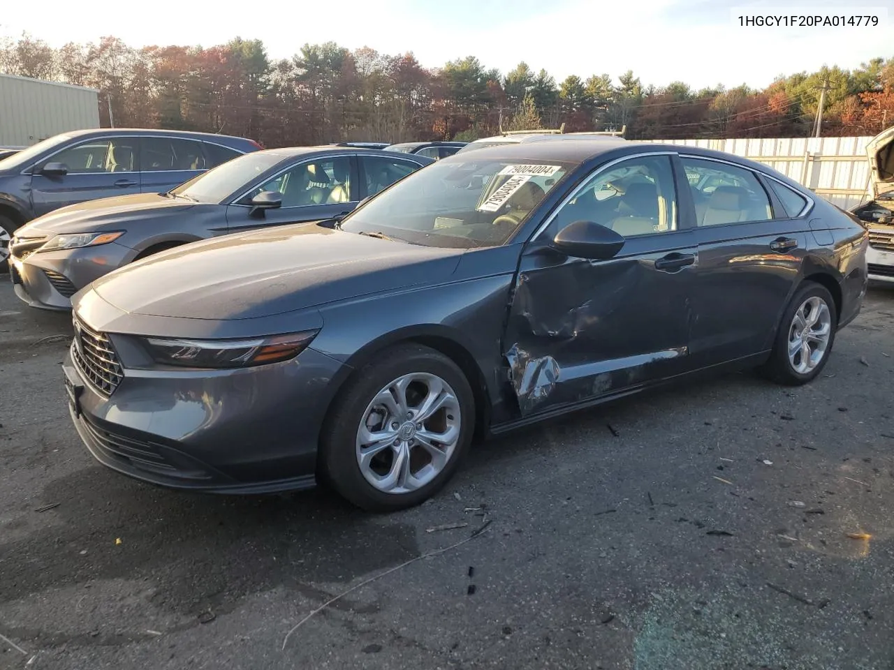 2023 Honda Accord Lx VIN: 1HGCY1F20PA014779 Lot: 79004004