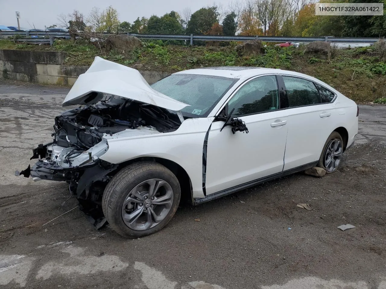 2024 Honda Accord Ex VIN: 1HGCY1F32RA061422 Lot: 75918354