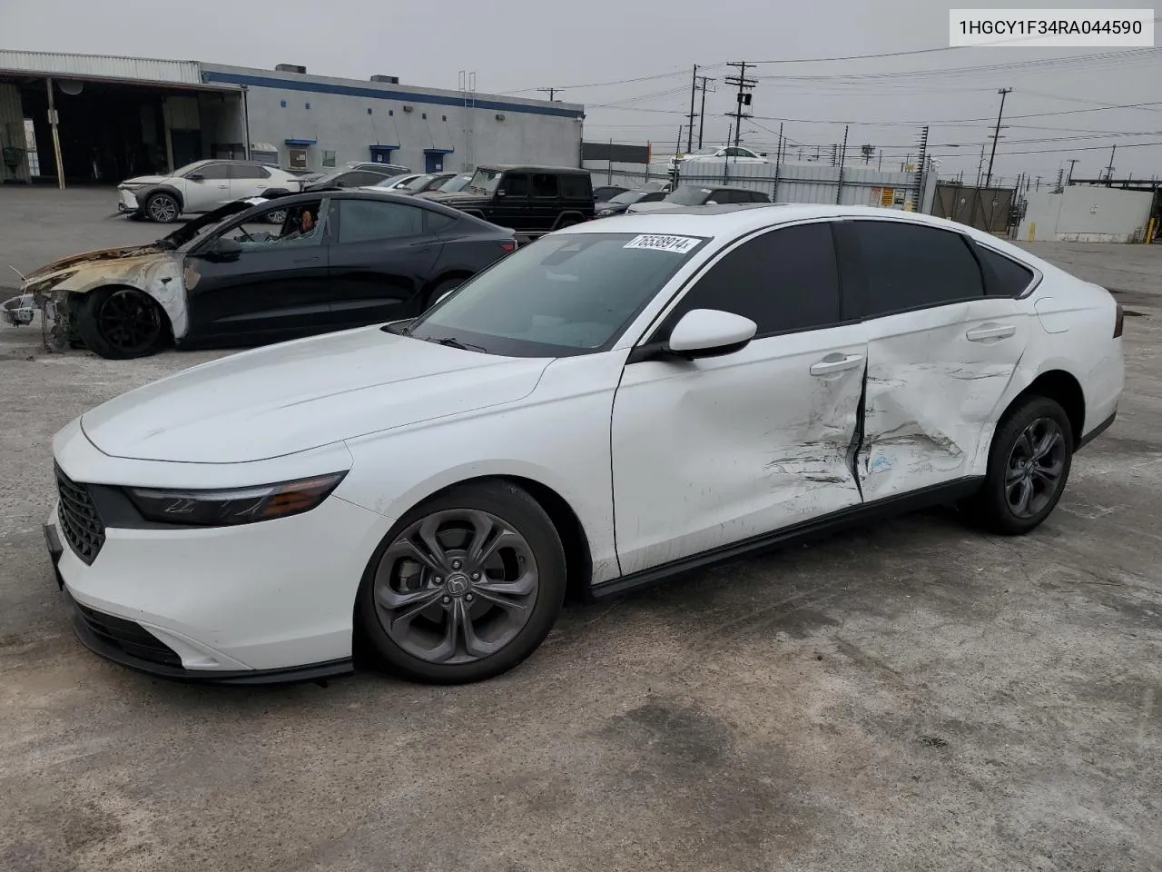 2024 Honda Accord Ex VIN: 1HGCY1F34RA044590 Lot: 76538914