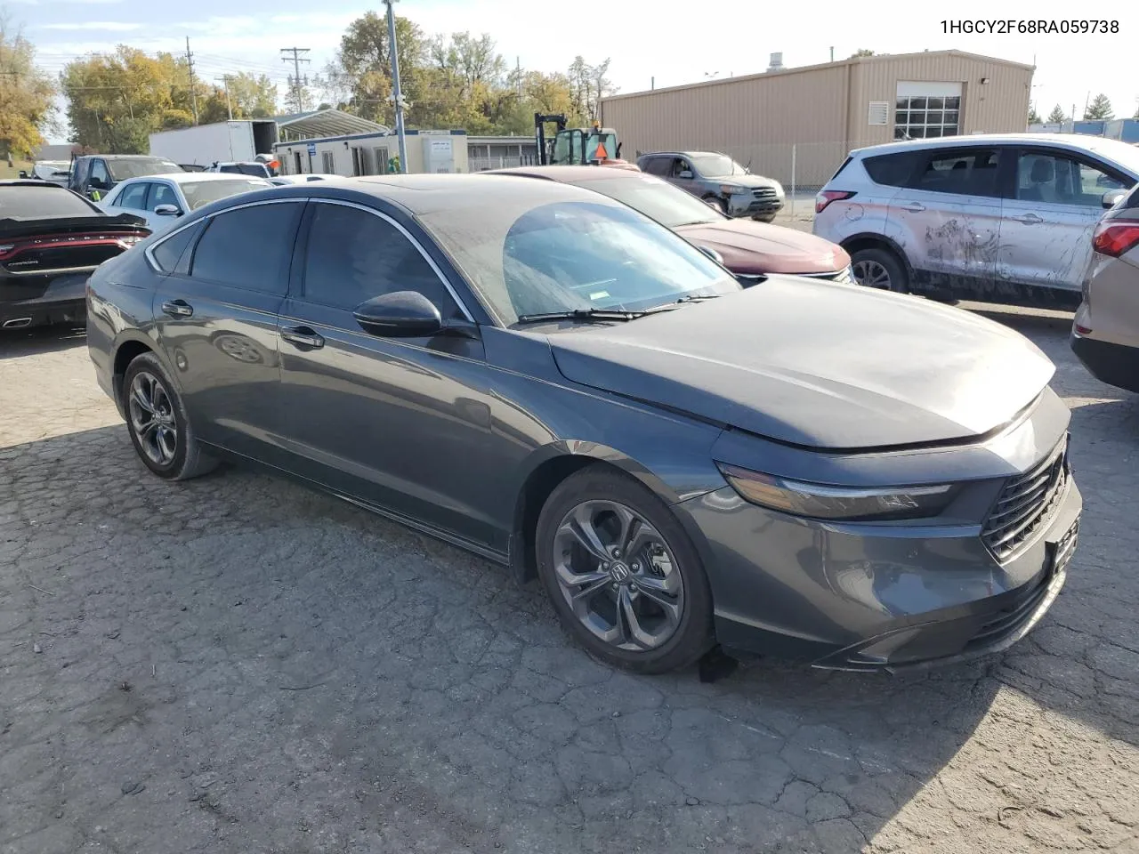 2024 Honda Accord Hybrid Exl VIN: 1HGCY2F68RA059738 Lot: 77606144