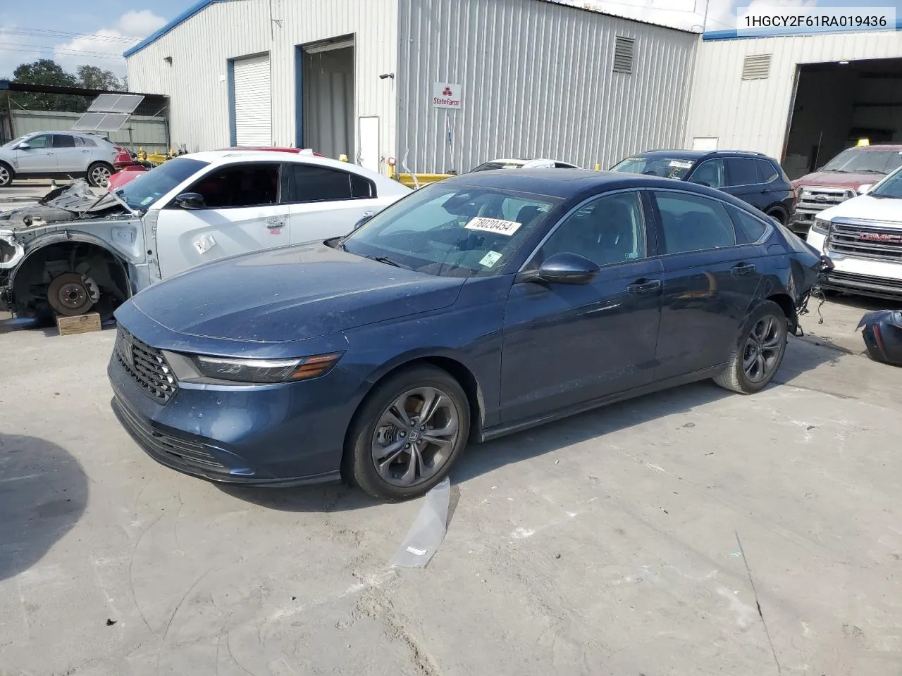 2024 Honda Accord Hybrid Exl VIN: 1HGCY2F61RA019436 Lot: 78020454