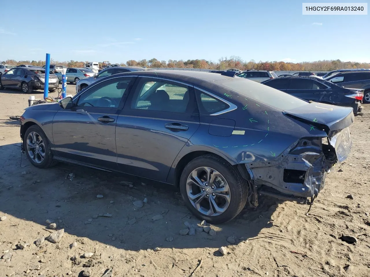 2024 Honda Accord Hybrid Exl VIN: 1HGCY2F69RA013240 Lot: 78964104