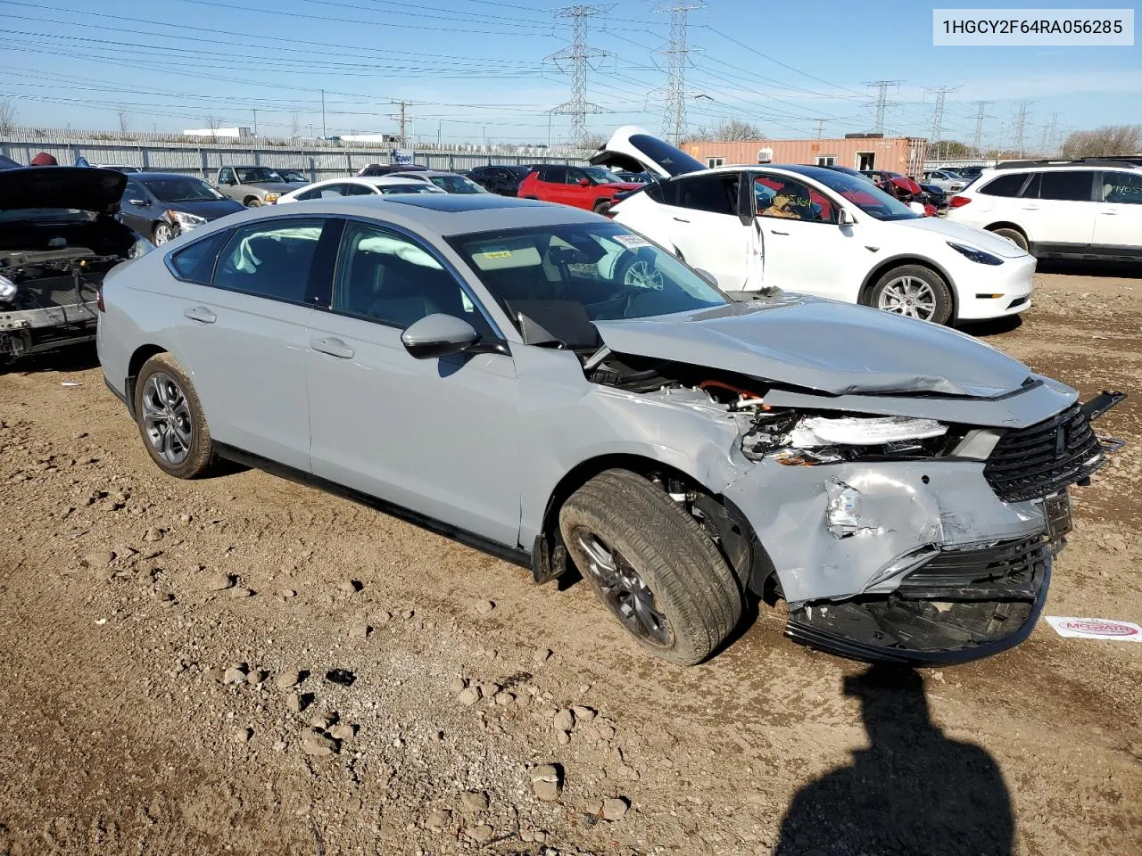 2024 Honda Accord Hybrid Exl VIN: 1HGCY2F64RA056285 Lot: 79656594