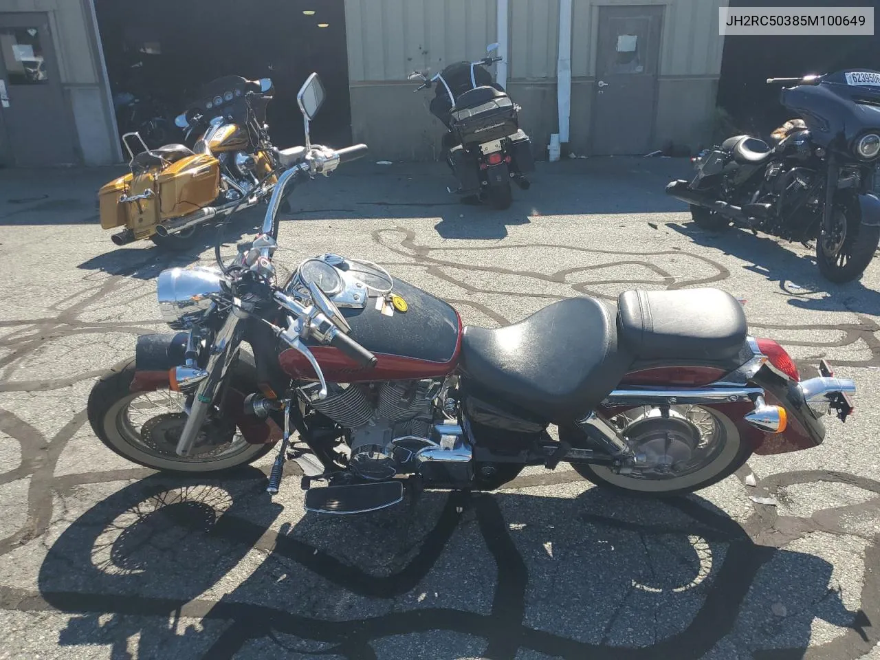 2005 Honda Vt750 Ca VIN: JH2RC50385M100649 Lot: 70069734