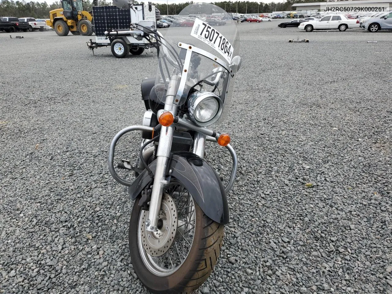 JH2RC50729K000261 2009 Honda Vt750 Ca