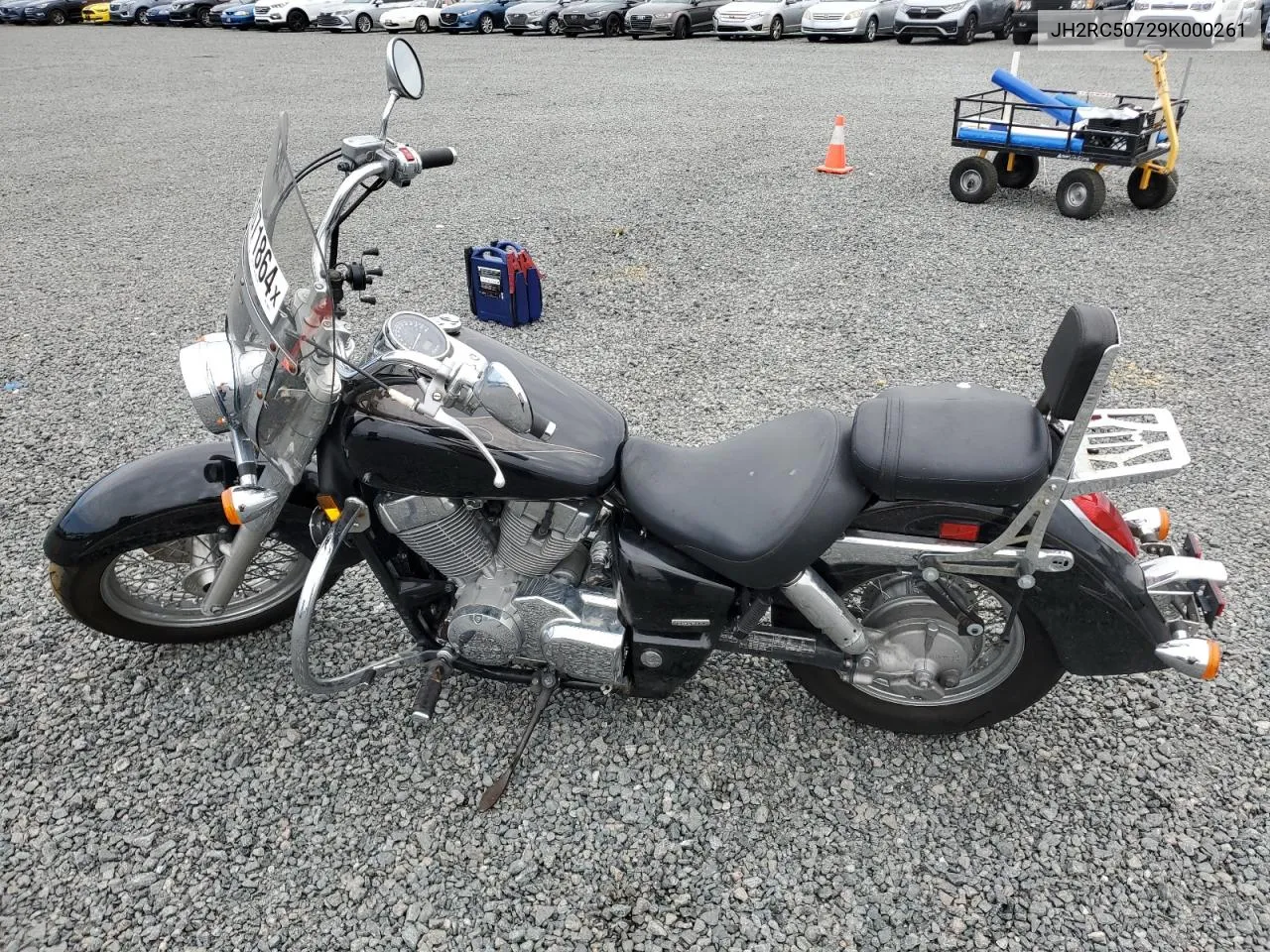 2009 Honda Vt750 Ca VIN: JH2RC50729K000261 Lot: 75071864