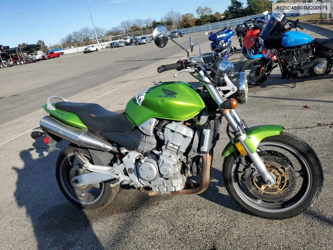 2004 Honda Cb900 F VIN: JH2SC48004M200975 Lot: 79823044