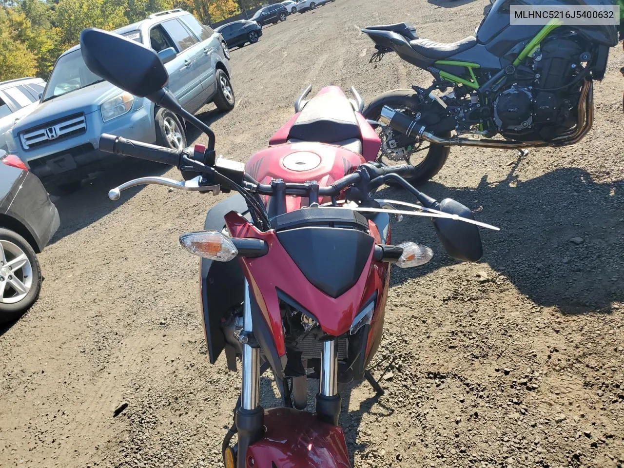 MLHNC5216J5400632 2018 Honda Cb300 F