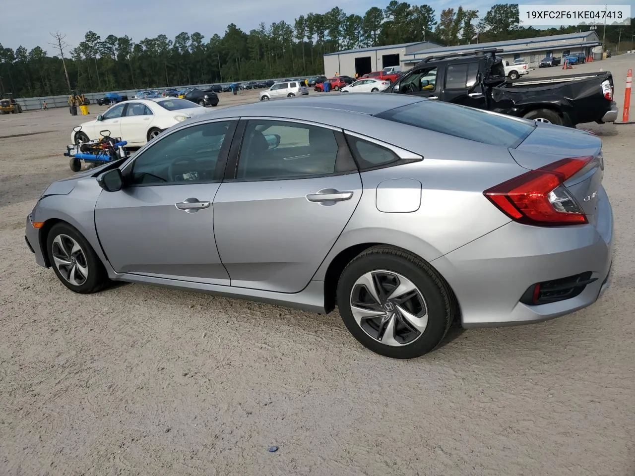 2019 Honda Civic Lx VIN: 19XFC2F61KE047413 Lot: 75334944