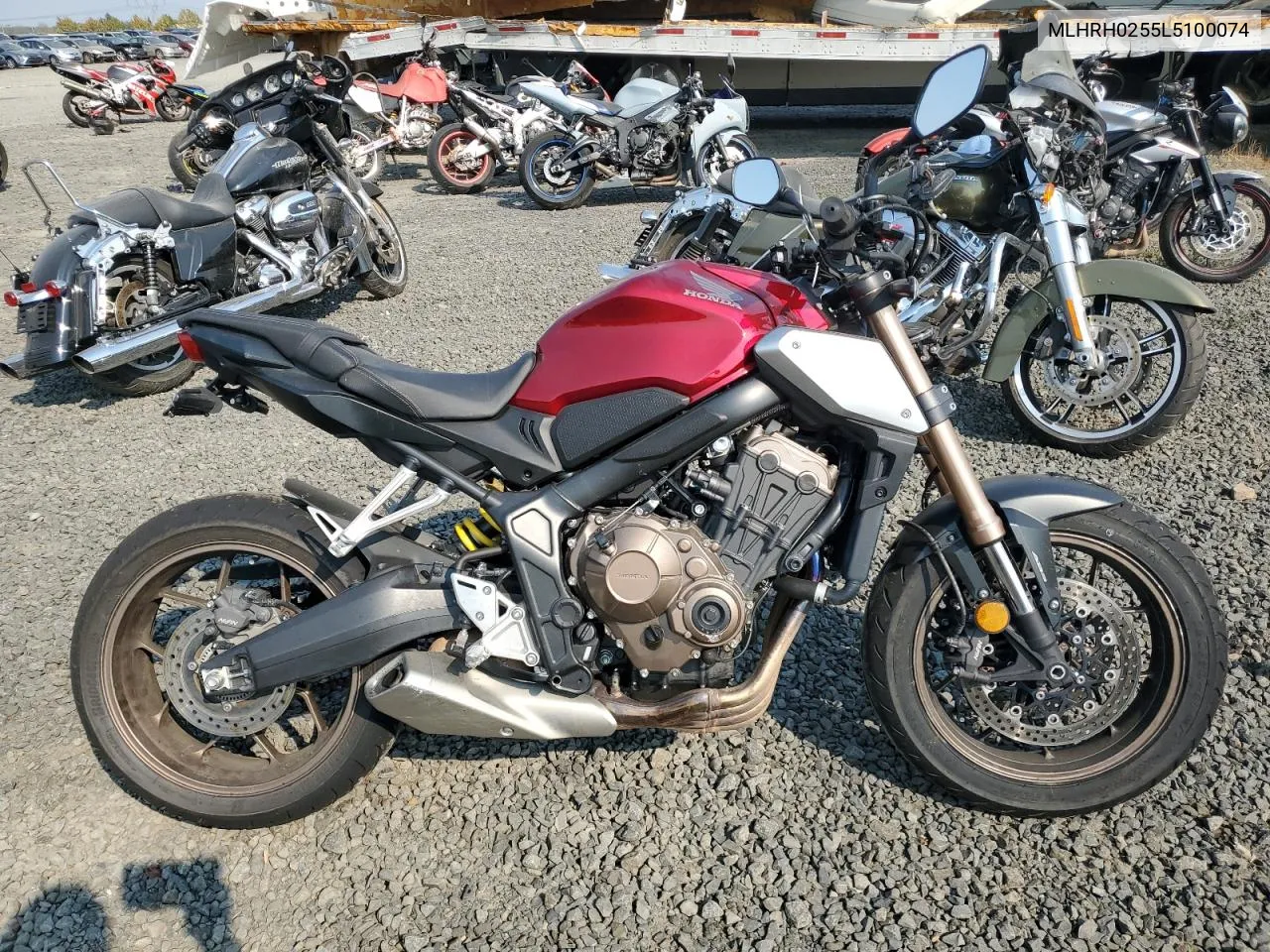 2020 Honda Cb650 Ra VIN: MLHRH0255L5100074 Lot: 69305924