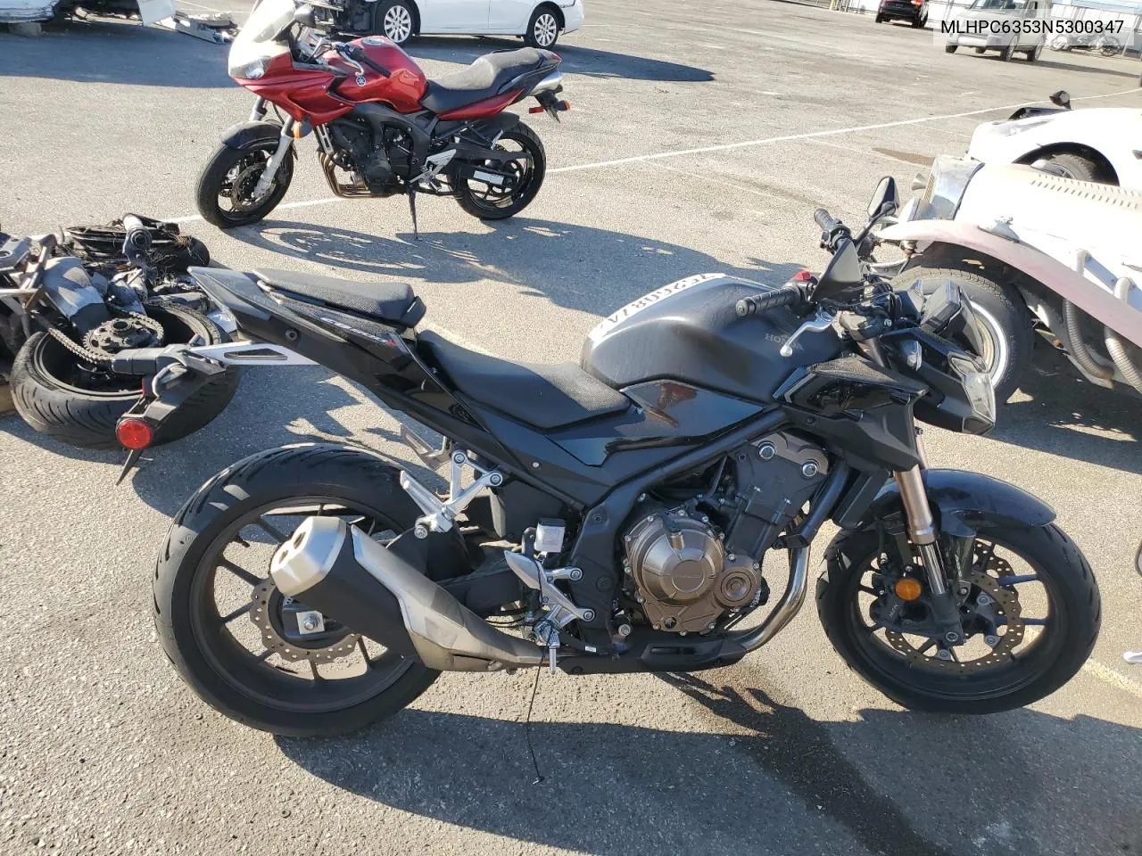 2022 Honda Cb500 Fa VIN: MLHPC6353N5300347 Lot: 75260874