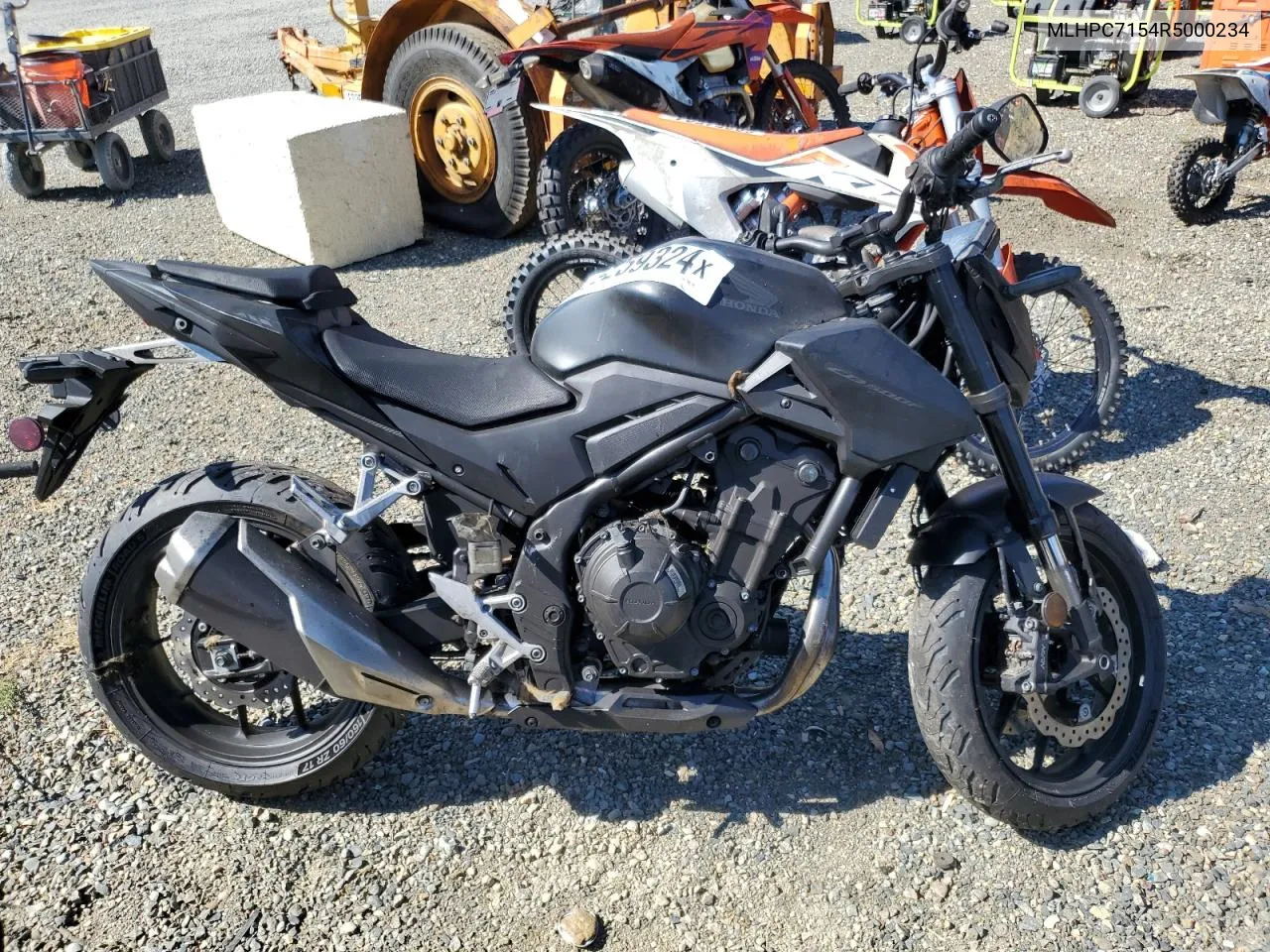 2024 Honda Cb500 F VIN: MLHPC7154R5000234 Lot: 69259324