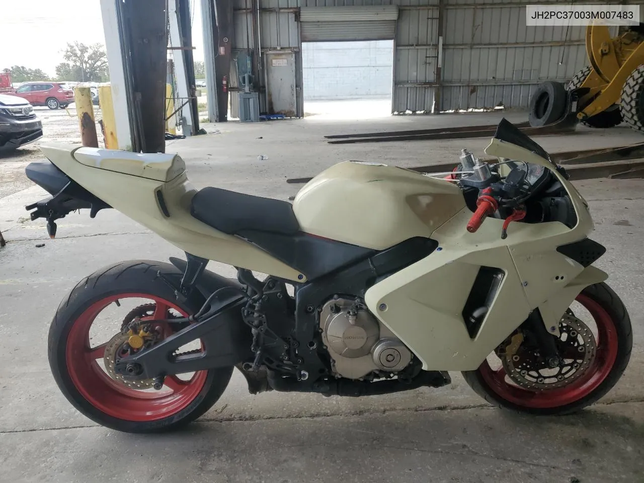 2003 Honda Cbr600 Rr VIN: JH2PC37003M007483 Lot: 75263744