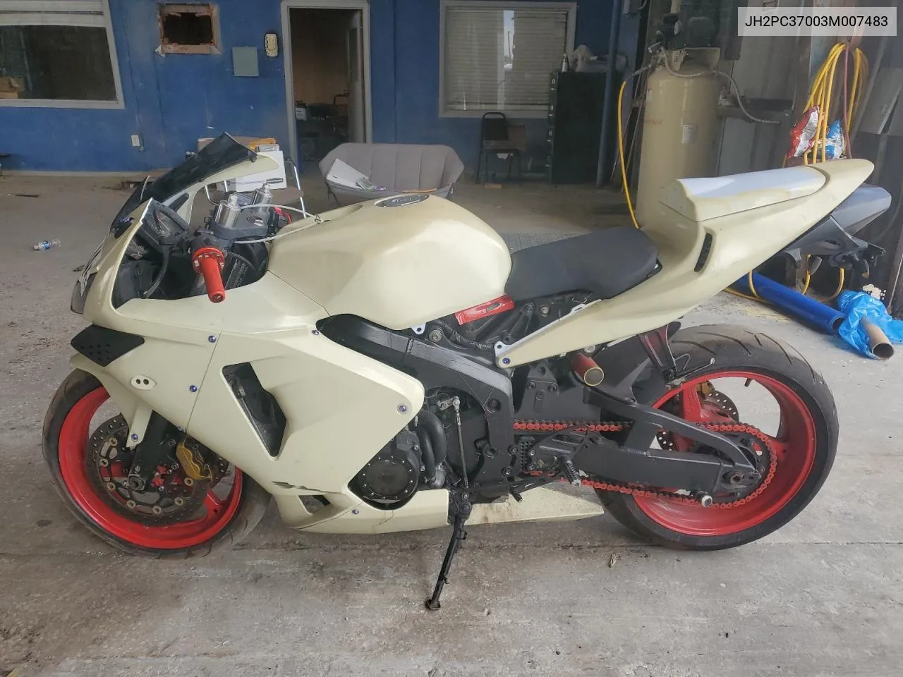 2003 Honda Cbr600 Rr VIN: JH2PC37003M007483 Lot: 75263744