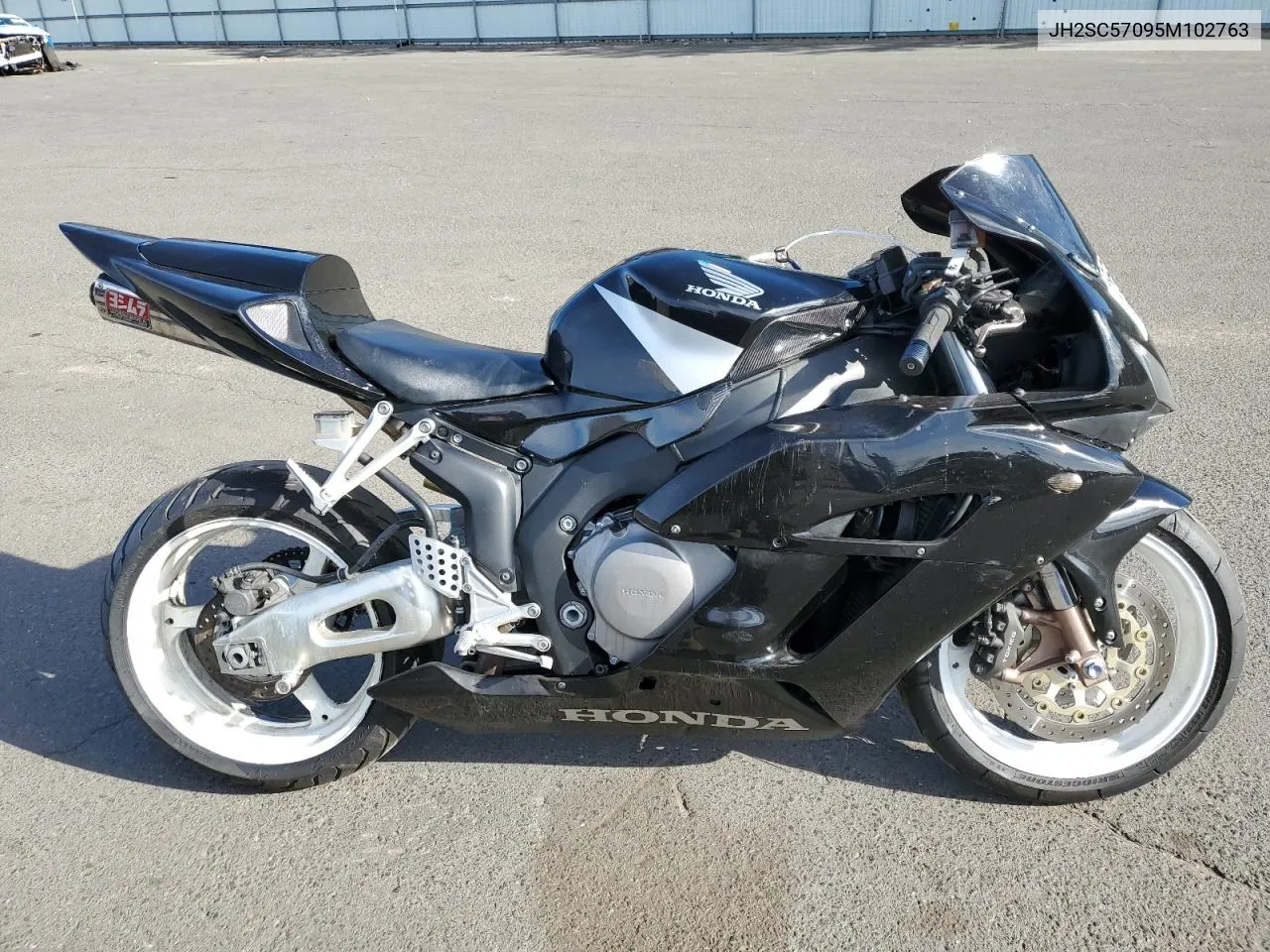 2005 Honda Cbr1000 Rr VIN: JH2SC57095M102763 Lot: 80063294