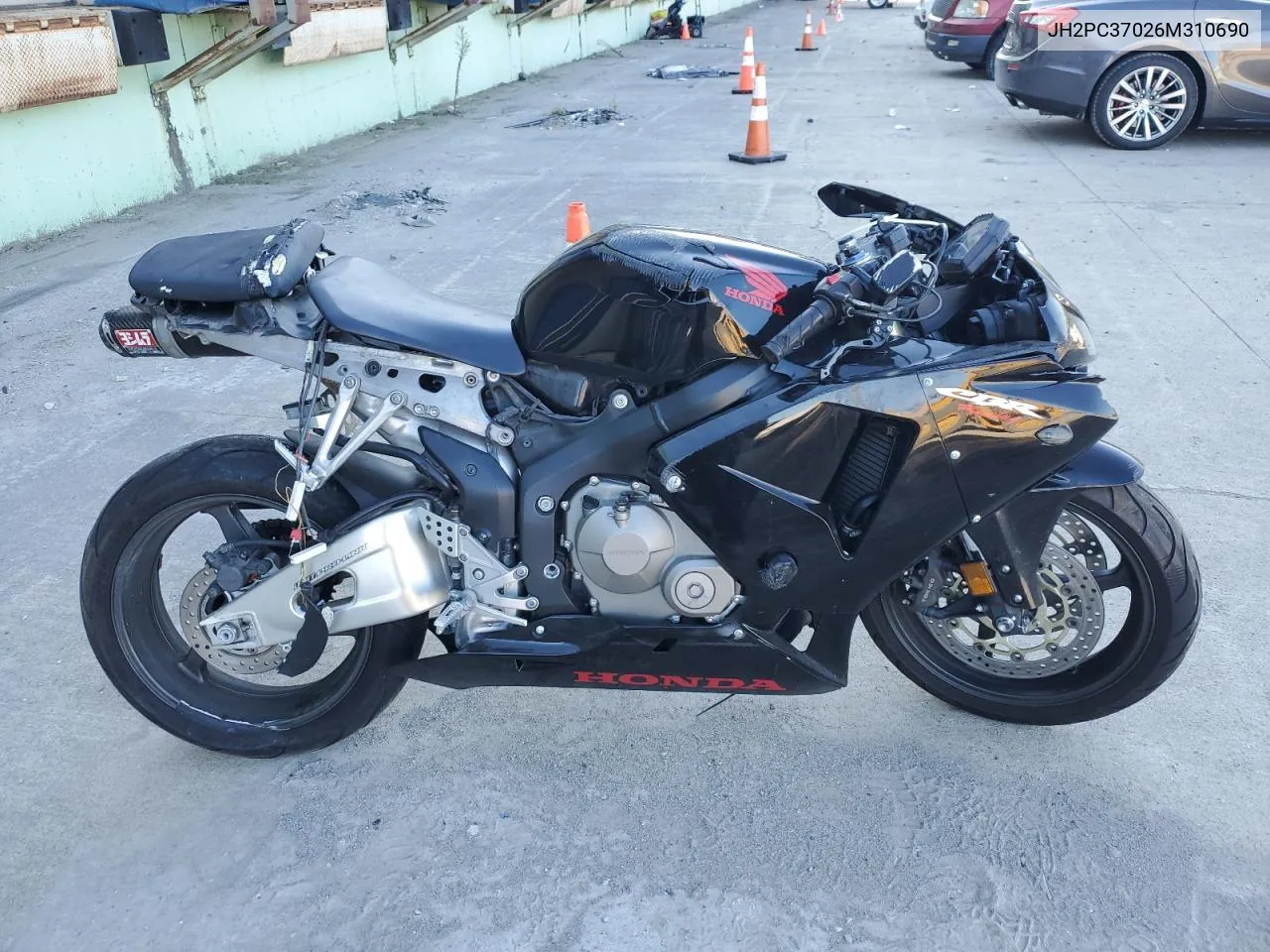 2006 Honda Cbr600 Rr VIN: JH2PC37026M310690 Lot: 75687654