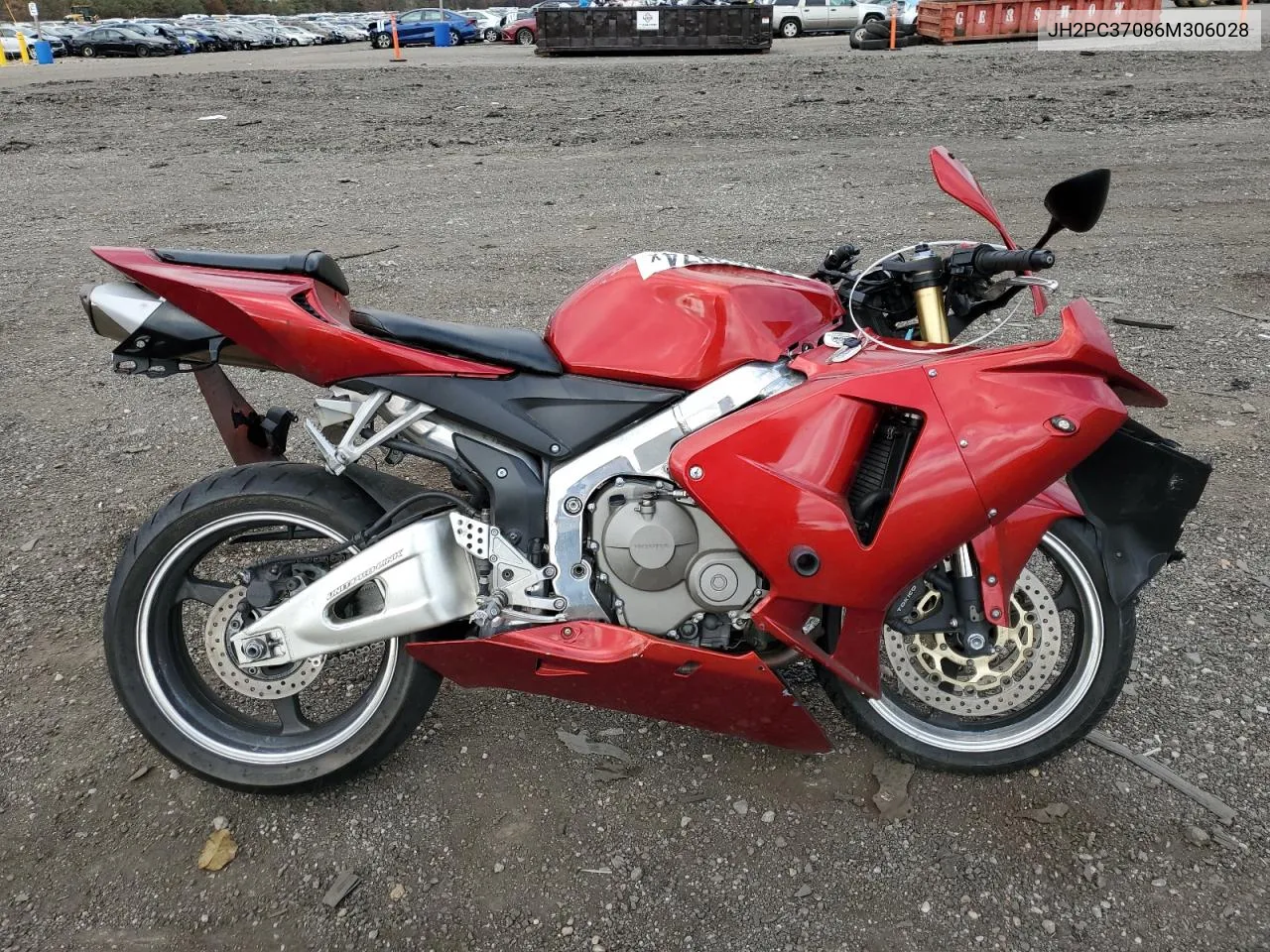 2006 Honda Cbr600 Rr VIN: JH2PC37086M306028 Lot: 78463874