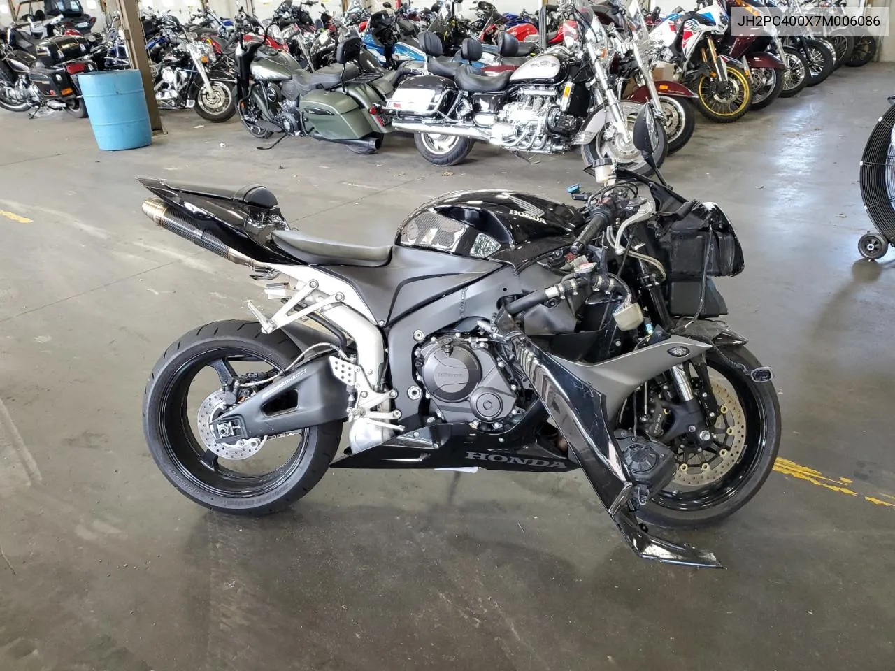 2007 Honda Cbr600 Rr VIN: JH2PC400X7M006086 Lot: 64652484