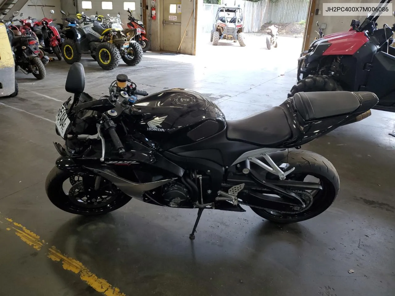 2007 Honda Cbr600 Rr VIN: JH2PC400X7M006086 Lot: 64652484