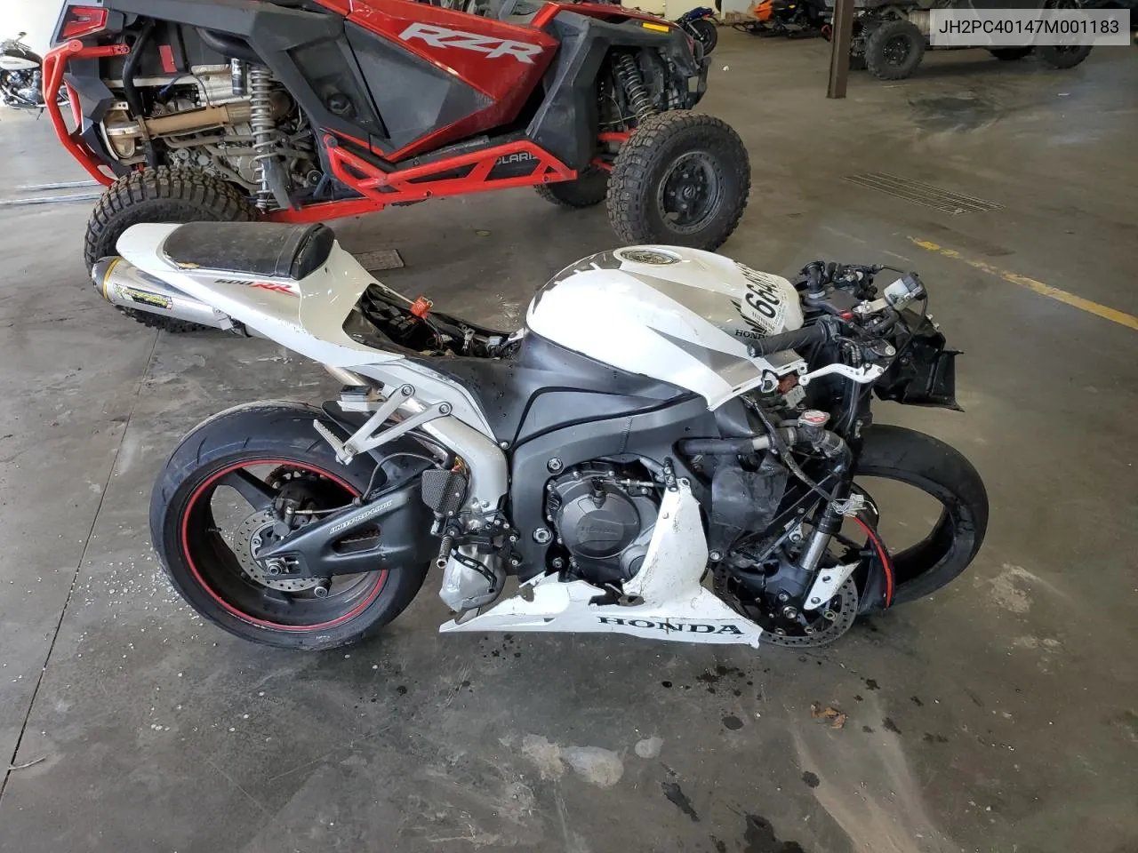 2007 Honda Cbr600 Rr VIN: JH2PC40147M001183 Lot: 66481184