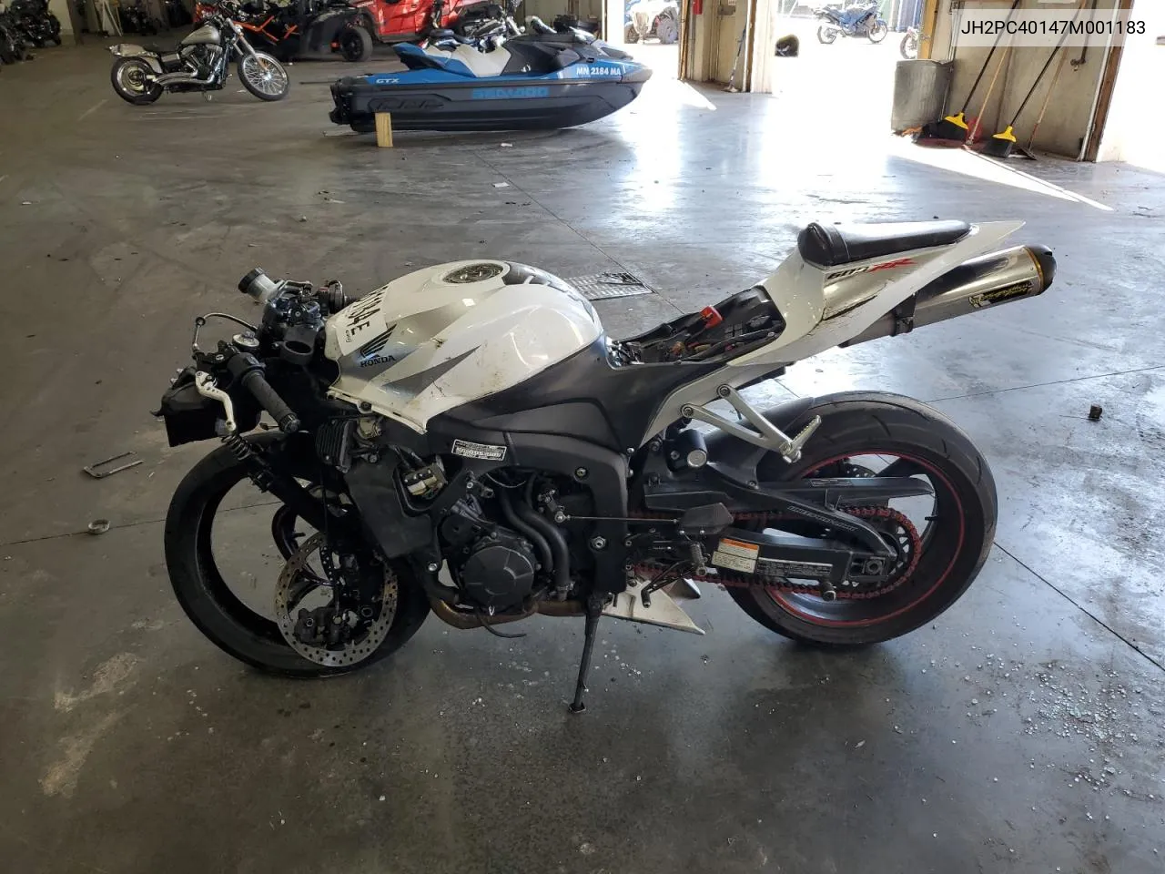 2007 Honda Cbr600 Rr VIN: JH2PC40147M001183 Lot: 66481184