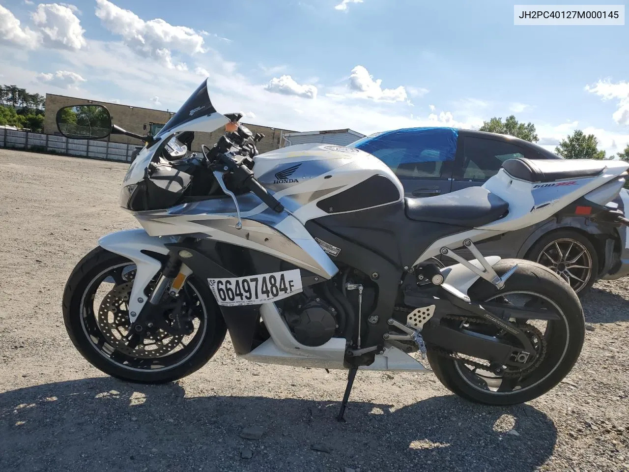 2007 Honda Cbr600 Rr VIN: JH2PC40127M000145 Lot: 66497484