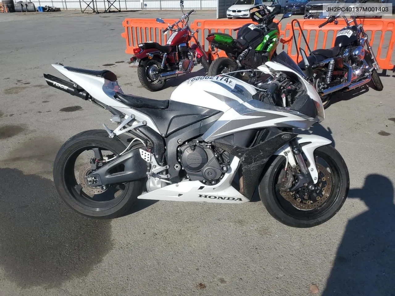 2007 Honda Cbr600 Rr VIN: JH2PC40137M001403 Lot: 68062174