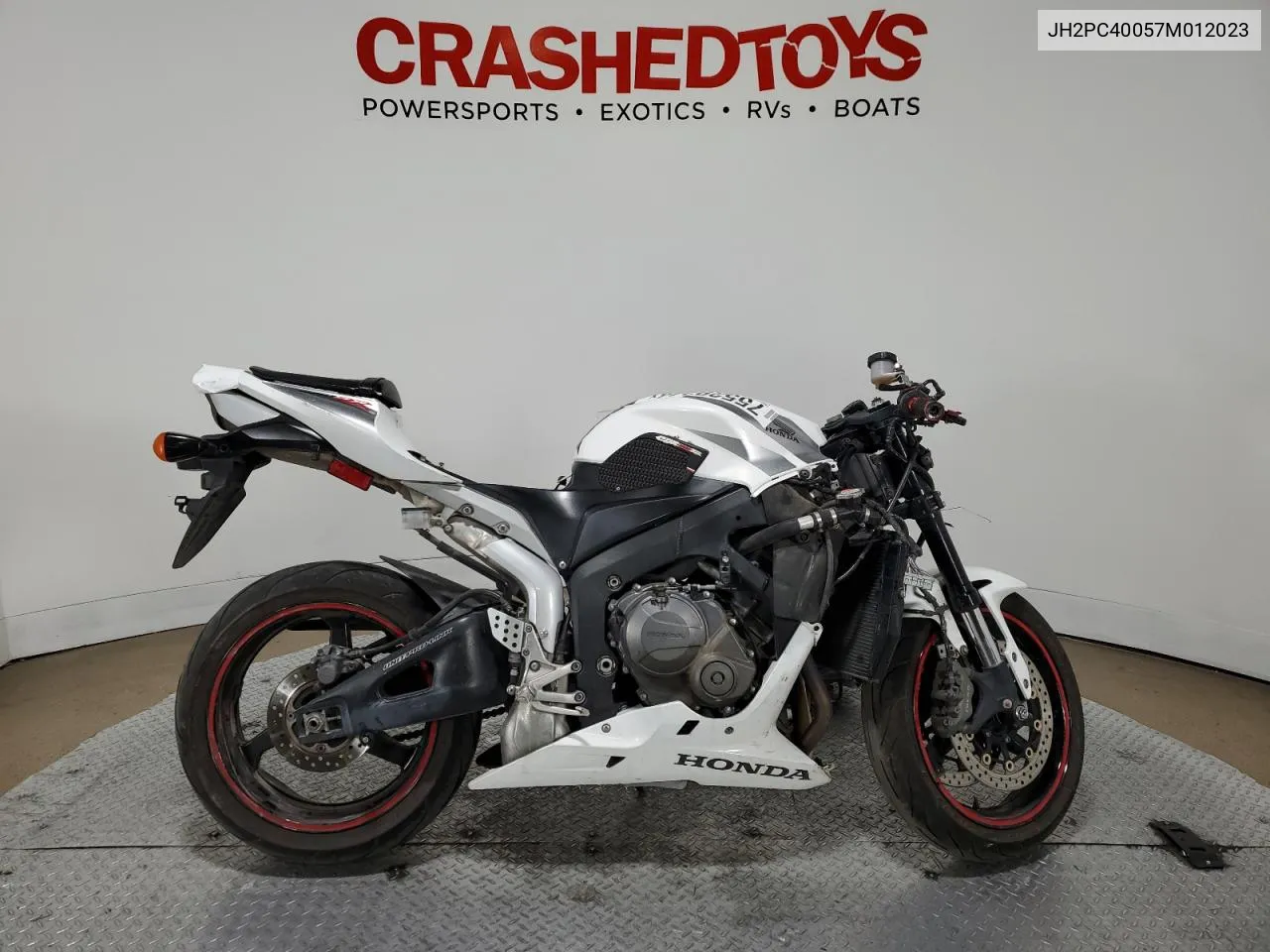 2007 Honda Cbr600 Rr VIN: JH2PC40057M012023 Lot: 75529244