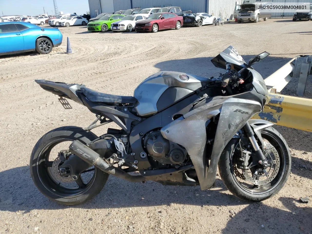 2008 Honda Cbr1000 Rr VIN: JH2SC59038M004801 Lot: 74521274