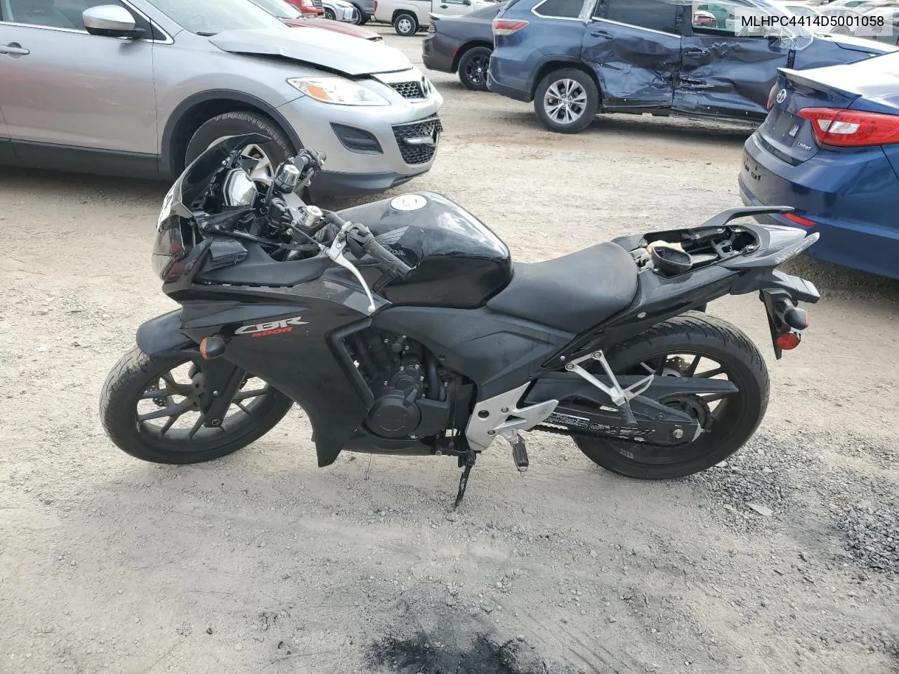 2013 Honda Cbr500 R VIN: MLHPC4414D5001058 Lot: 78695144