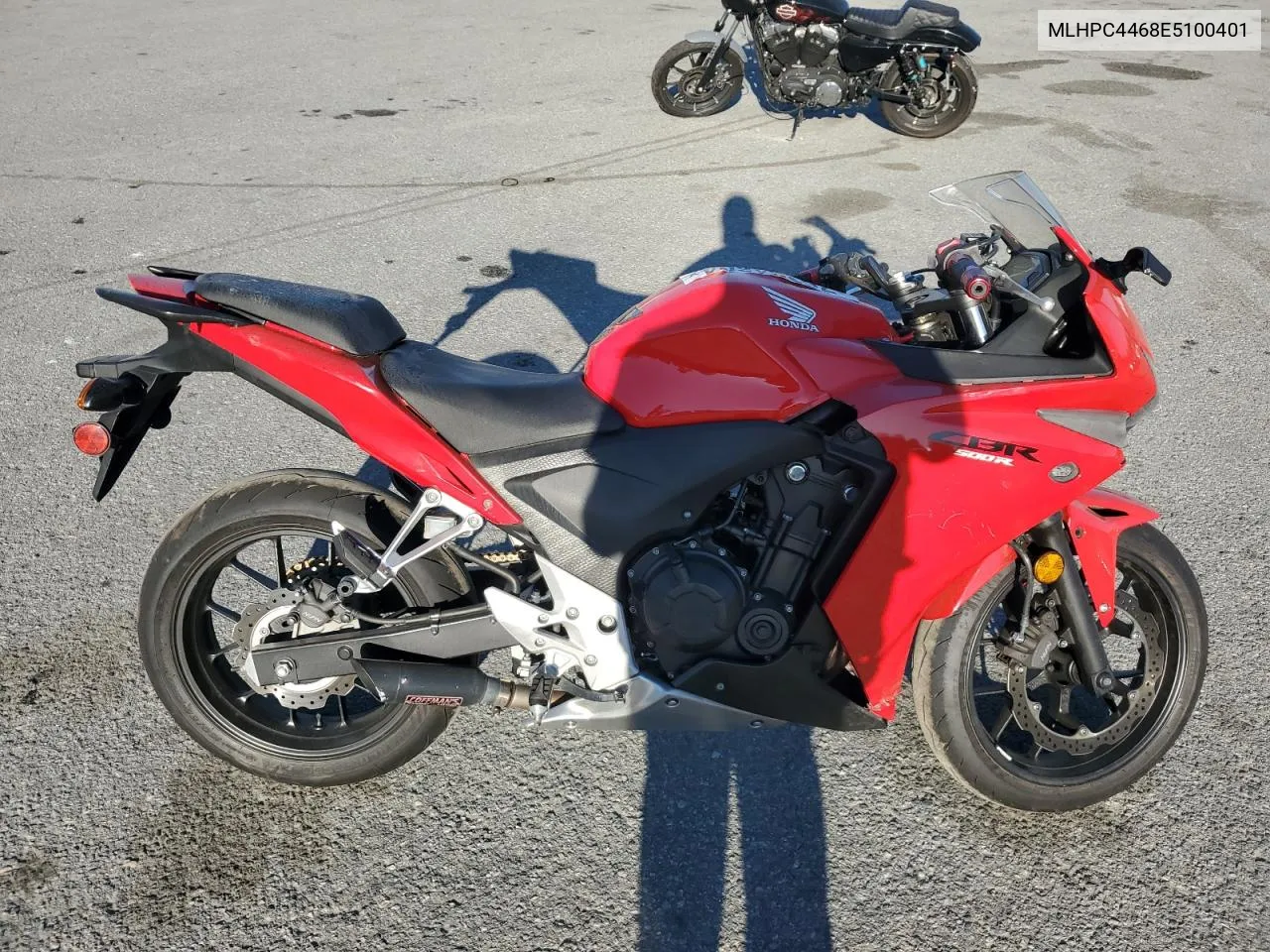 2014 Honda Cbr500 R VIN: MLHPC4468E5100401 Lot: 76384604