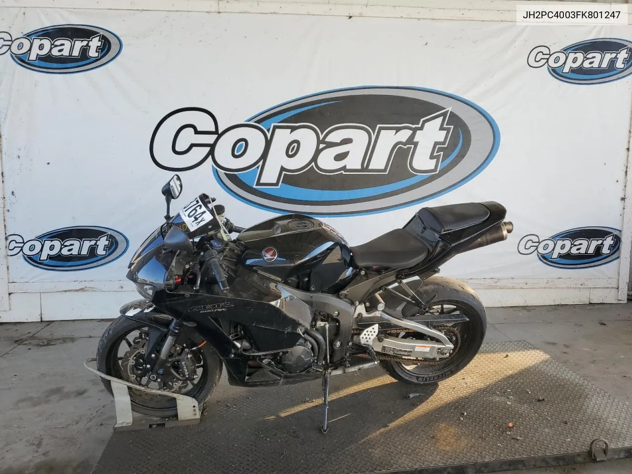 2015 Honda Cbr600 Rr VIN: JH2PC4003FK801247 Lot: 78513764