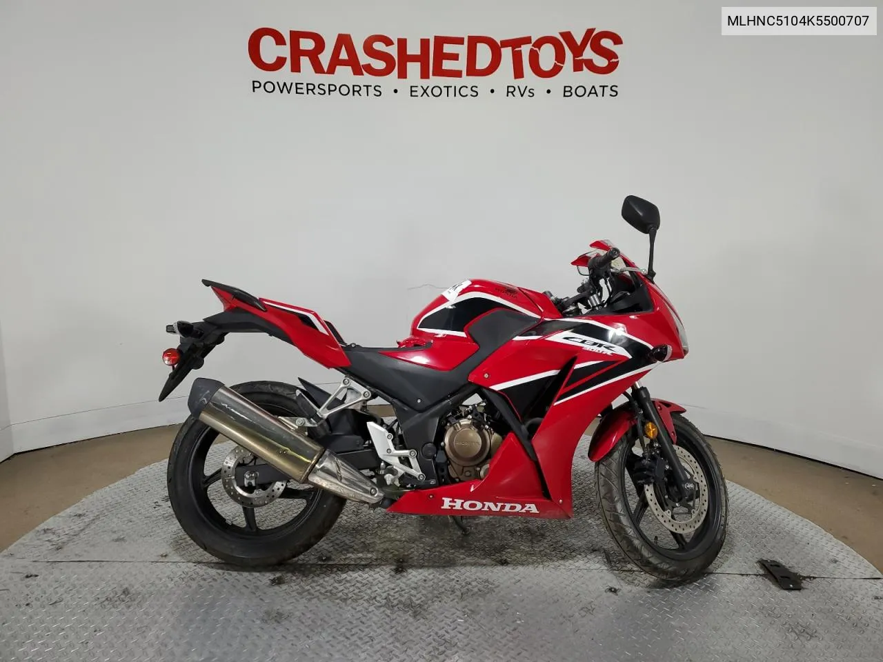 2019 Honda Cbr300 R VIN: MLHNC5104K5500707 Lot: 71750194