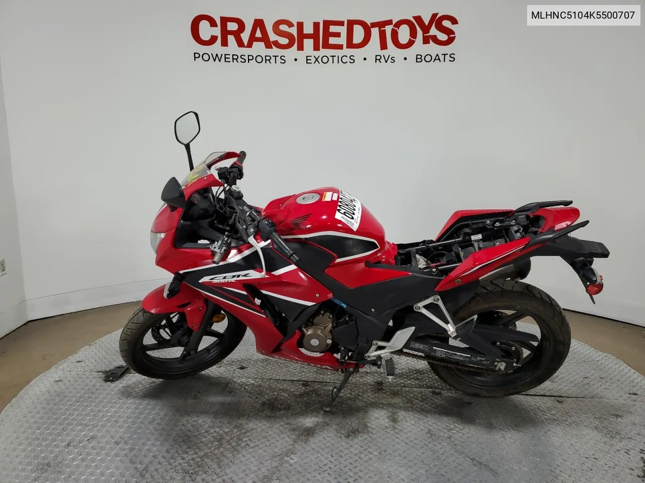 MLHNC5104K5500707 2019 Honda Cbr300 R